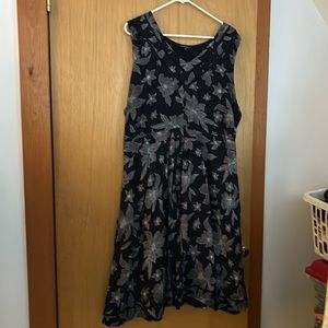 Maine New England Floral Dress Sz 22 sleeveless